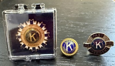 Kiwanis international pins-Past president, Hixson , Kiwanis