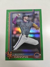 2025 Topps Update Griffin Canning Green Refractor #US40 /99