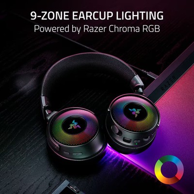 Razer - Kraken V4 Pro Wireless Over-the-Ear Gaming Headset for PC
