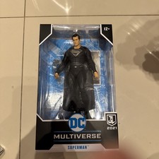 DC Multiverse Superman Black Suit Justice League 7  Figure 2021 McFarlane