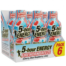 5-hour Energy Shot, Extra Strength, Firework Freeze pack of 6