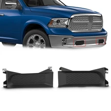 Pair Front Bumper Trim Fit 2013-2018 Ram 1500 Fit 2019-2022 1500 Classic LH + RH