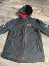 Jack Wolfskin Kinder Softshell Jacke 140 schwarz