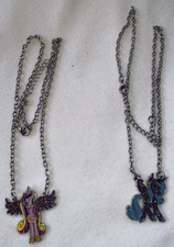 MY LITTLE PONY FRIENDSHIP IS MAGIC PRINCESS CADENCE AND PRINCESS LUNA NECKLACES