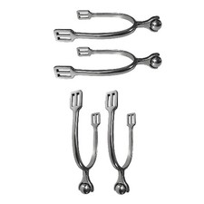 2x Western Pferdesporn Western Cowboy Sporen für Ausrüstung Stiefel Training