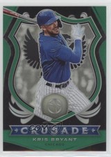 2020 Panini Chronicles Crusade Green Prizm 35/50 Kris Bryant #17 0co1