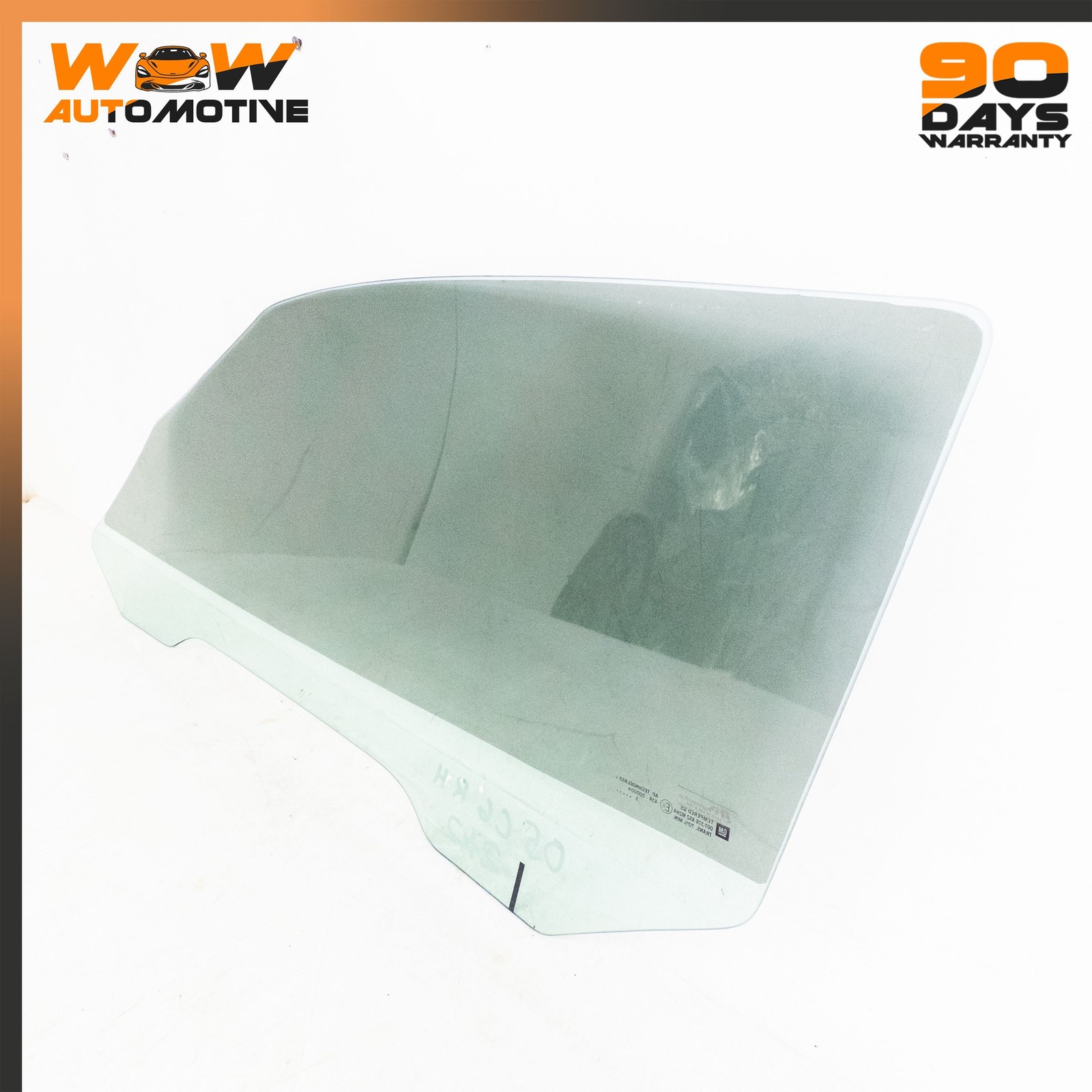 05-13 CHEVROLET CORVETTE C6 FRONT RIGHT PASSENGER SIDE DOOR WINDOW GLASS OEM