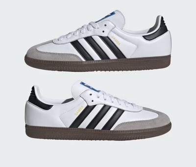adidas samba og ブラック/ホワイト Size 12.5 - adidas Samba OG Low White Black Gum | eBay