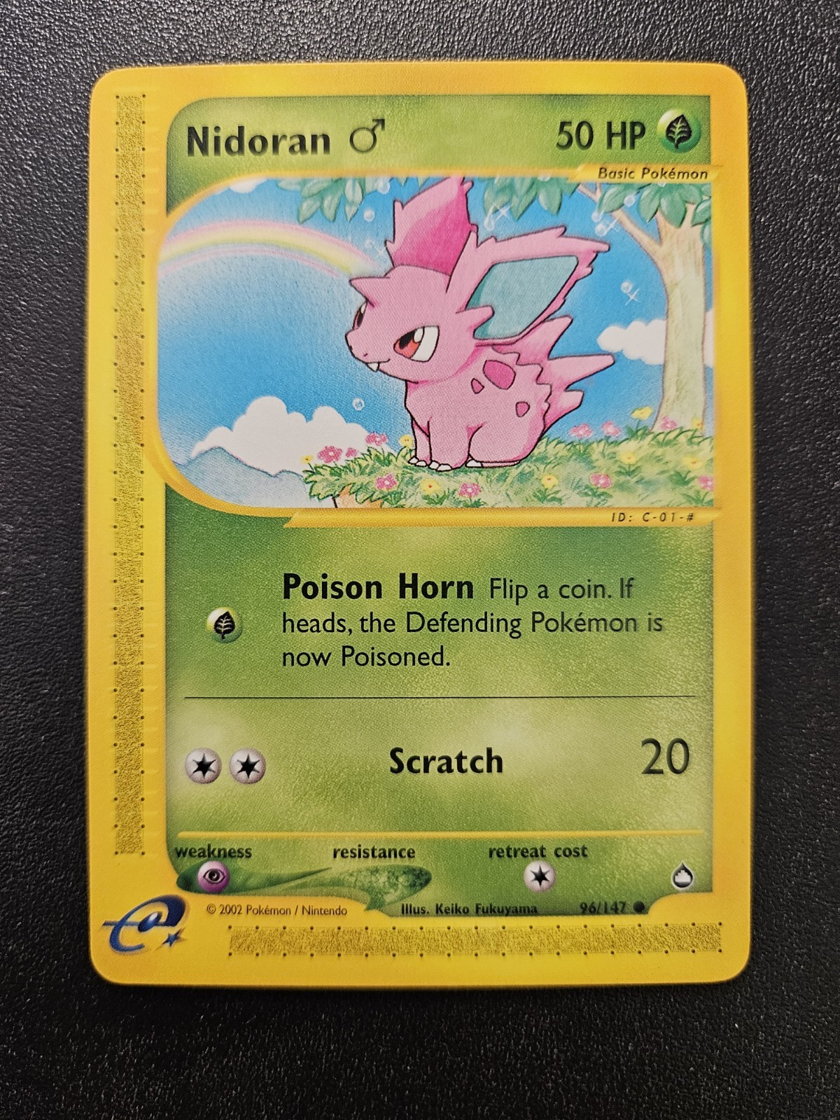 Pokemon Aquapolis Nidoran 96/147 NEAR MINT