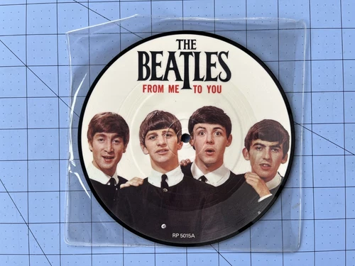 Beatles Picture Disc 45 Rpm From Me To You & Thank You Girl Free Shipping in USA