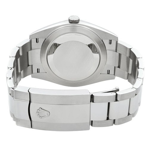 Rolex Datejust 41 126300 Acier Noir Bâton Cadran Automatique Montre Hommes B&p - Photo 5 sur 8