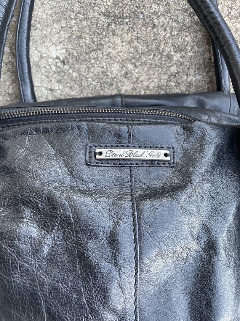 Diesel Archive Y2K Real Leather Shoulder Bag, Unique Design Diesel Archive Y2K Real Leather Shoulder Bag, Unique Design