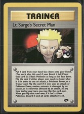Lt. Surge's Secret Plan 107/132 Rare Gym Challenge Pokemon Lightly Played on eBay