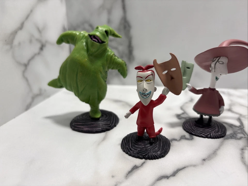 PESADILLA ANTES DE NAVIDAD Disney Store DE LUJO 7 Piezas Figura/Figura Foto 3 de 4