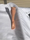 Original Vintage GI Joe A.T. era left foot & calf, combined shipping