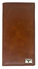 Texas Longhorns Genuine Leather Secretary Wallet-Tall/Roper by Enmon-New