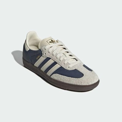 Adidas Originals Samba OG UK 5 IG1968 Night Indigo / Cream White / Gold Metallic