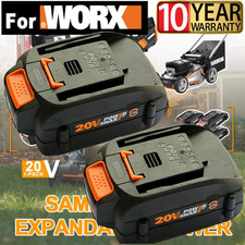 2pack For WORX 20V MAX Extend Lithium Battery 20 Volt WA3520 WA3525 WA3575 WG155