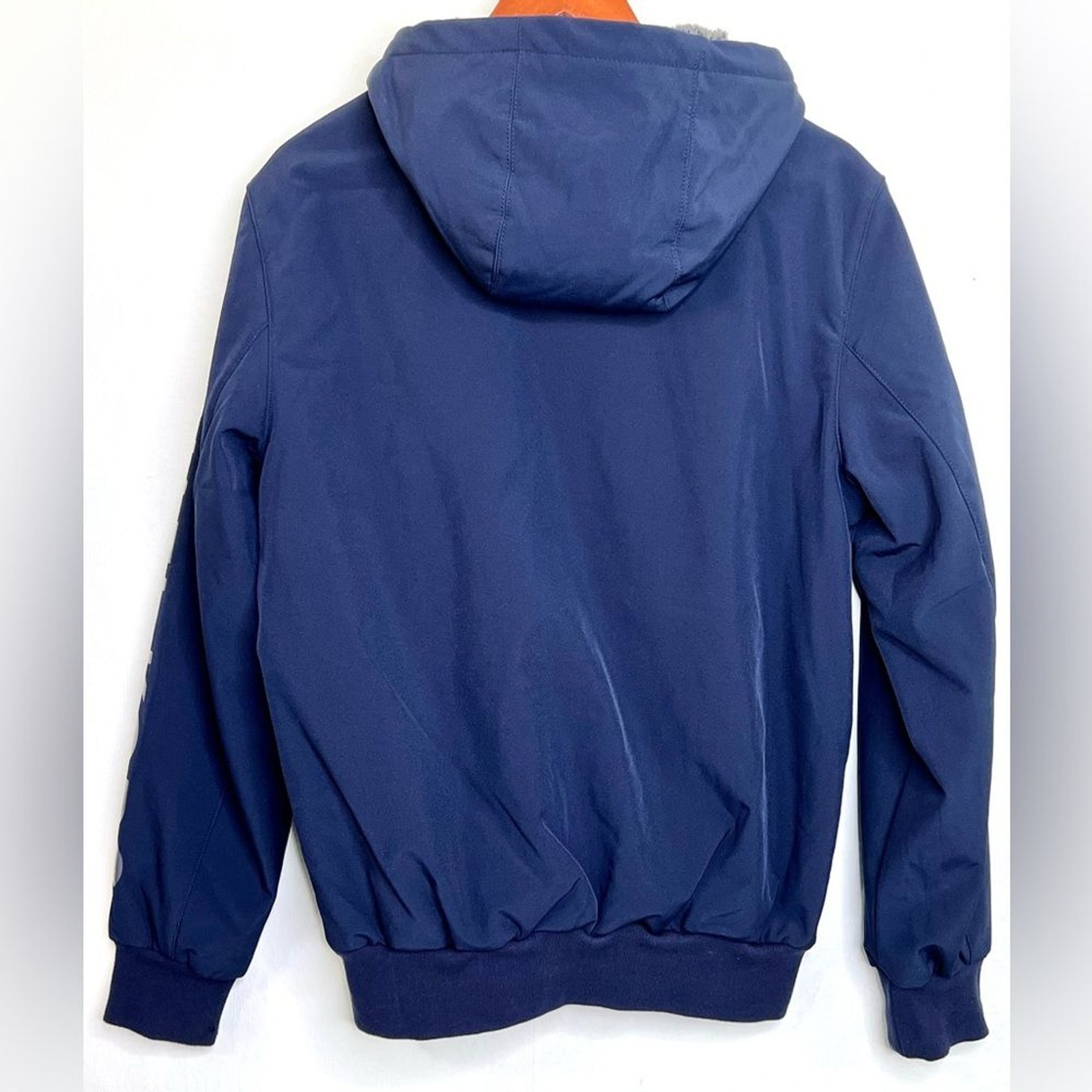 Michael Kors Men's Faux Fur Lined Navy Jacket Sz. Sm thumbnail 2