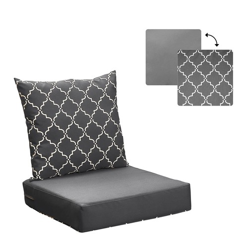 ANONER Outdoor Chair Cushions for Patio Furniture Replacement Outdoor Deep Se...