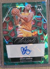 2024-25 Drew Gooden Panini Mosaic Scripts Auto Green Cracked Ice Cleveland Cavs