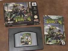 Turok: Dinosaur Hunter Nintendo 64 N64 Boxed with Manual