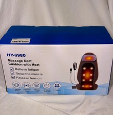 Massage seat cushion with heat