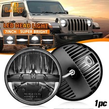 300W Black 7" Round LED Headlight Hi/Low for Jeep Wrangler 97-2018 TJ LJ CJ JK 