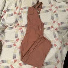 Women’s Fjallraven Vardag Dungaree overalls Color - 300-Dusty Rose Size Large