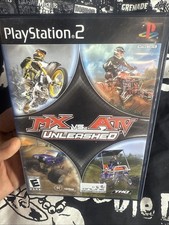 MX vs ATV Unleashed PS2 PlayStation 2 Complete Manual & Near Mint Condition Disc
