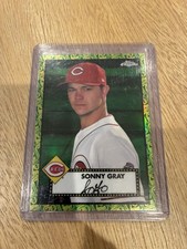 2021 Topps Chrome Platinum Anniversary - Sonny Gray #257 Green Refractor
