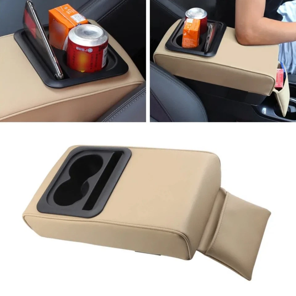 Car Armrest Cover Cushion Waterproof Arm Rest Protector Cushion Car Accessories - Image 4 of 4