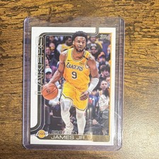 2025-26 Topps Bronny James Jr. Los Angeles Lakers Base #152 Basketball Card