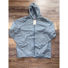 Free Fly Headwind Jacket Mens Medium Blue Fog Full Zip Hooded Lightweight