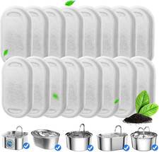 Cat Fountain Filters, 16 Pack Cat Water Fountain Filter for 67Oz/2L Cat Water Fo