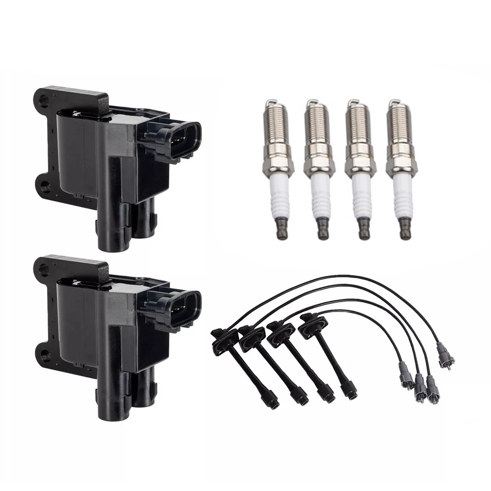 10PCS/Set Ignition Coils & Wire & Spark Plugs For Toyota Camry 2.2L L4 1997-2001 - Image 2 of 4