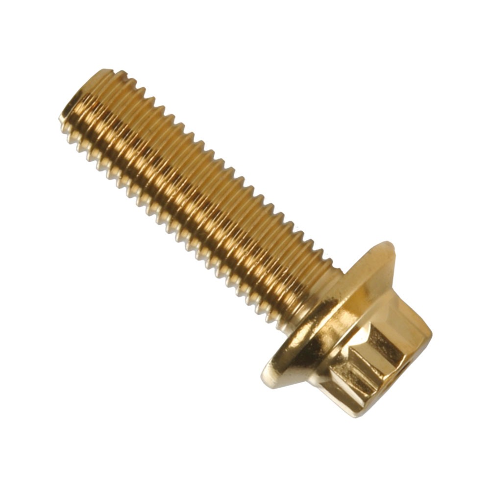 128 wheel bolts M7x24 stainless steel Goldlook for BBS Rial Schmidt O.Z. Dynatech