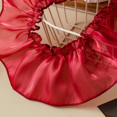7cm Satin Pleated Ribbon Trim Ruffle Tulle DIY Crafts Yarn Fabric Accessories - Picture 16 of 21