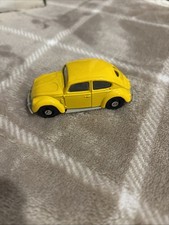 Vintage Corgi Yellow Volkswagen Beetle Split Rear Screen VGC Car