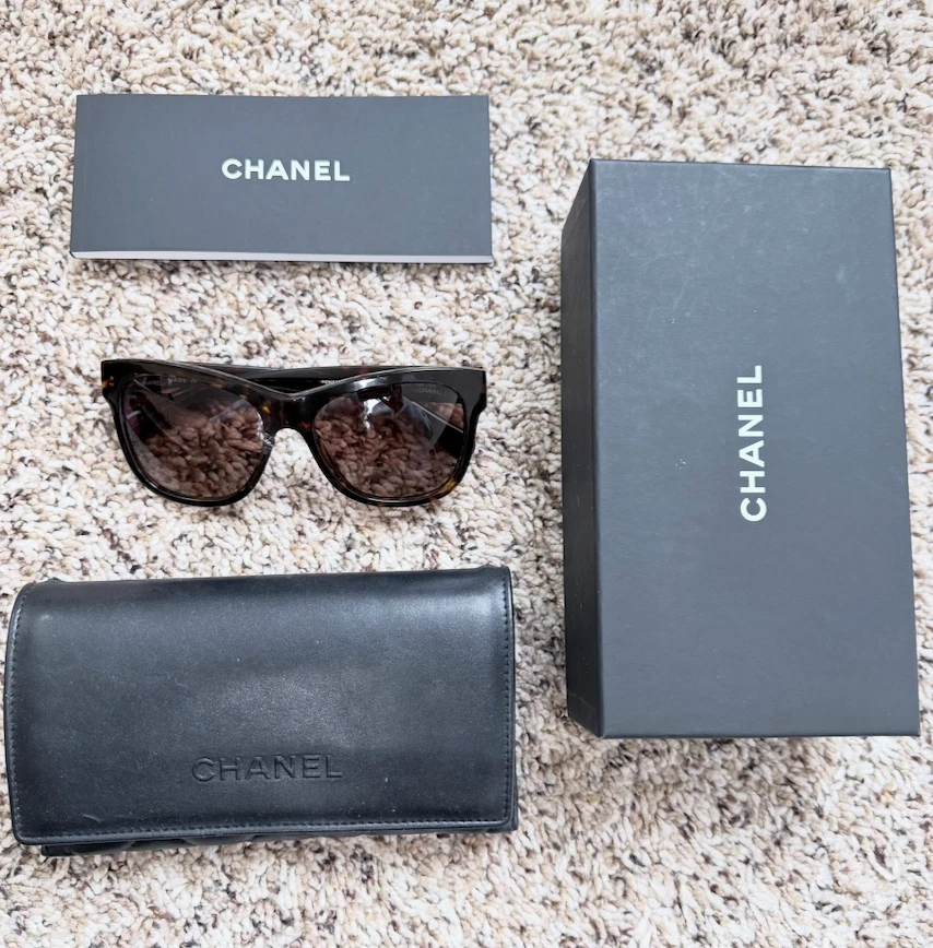 CHANEL Tortoise Sunglasses for Women for sale | eBay