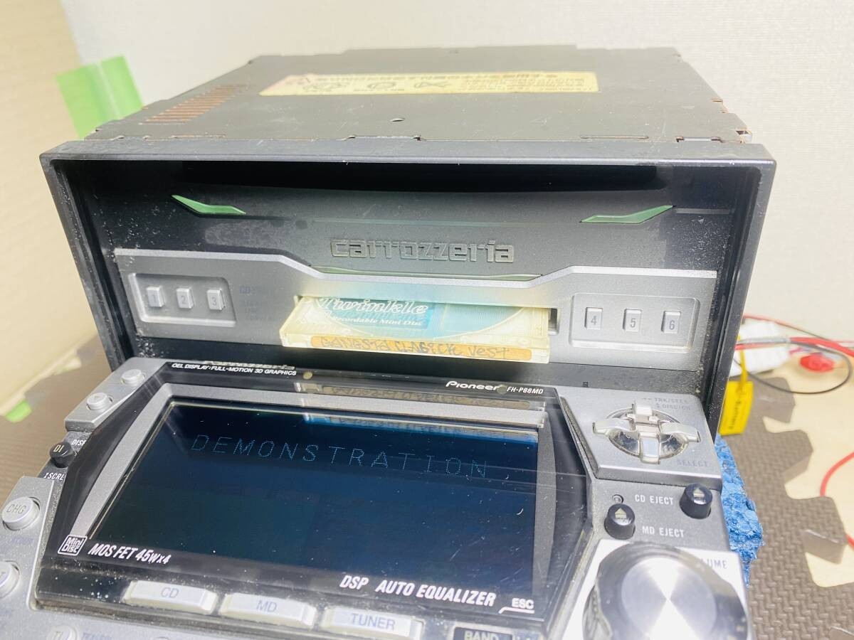 Pioneer carrozzeria FH-P88MD car stereo CD MD Player Operation