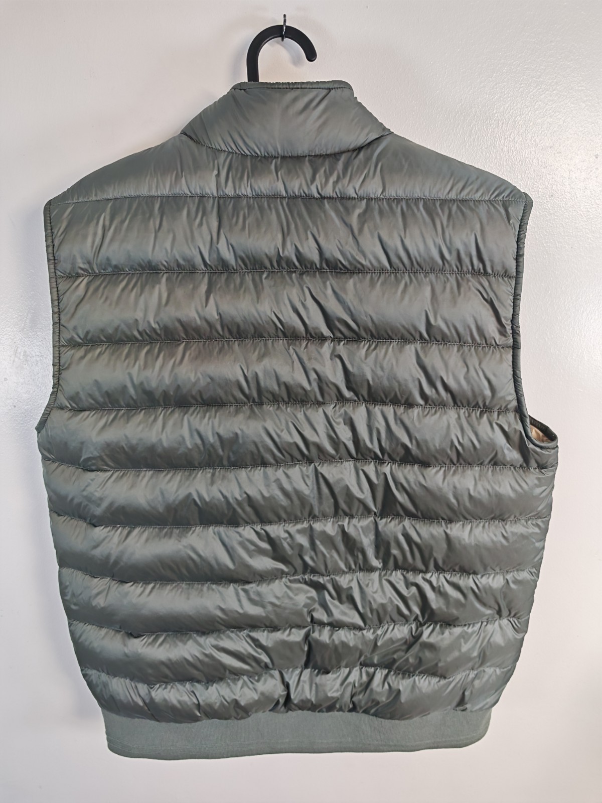 Belstaff Mens Circuit Down Filled Gilet Dark Mineral Green Puffer Vest UK 38 image 2