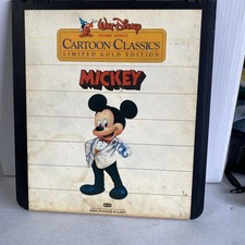 Disney Gold Cartoon Classics MICKEY RCA Selectavision VideoDisc CED