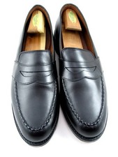 Allen Edmonds "RANDOLPH" Leather Penny Loafers Dress 11.5 D Black WORN ONCE 718N