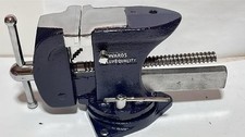 Restored Vintage Wards Master Quality 17 lb. Anvil Swivel Bench Vise USA Made