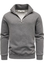 Herren Troyer Fleecejacke Zipper Sweatshirt Sweatjacke 4081