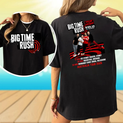 Big Time Rush World Tour Australia 2026 Tshirt