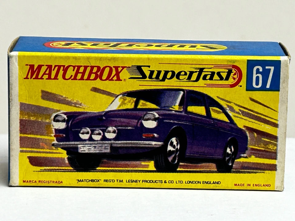 Matchbox Superfast No. 67 Volkswagen 1600TL with Original Box, Nice - Image 3 of 4
