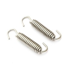2 Piece 40mm Swivel End Motorcycle Exhaust Expansion Springs Stainless Steel