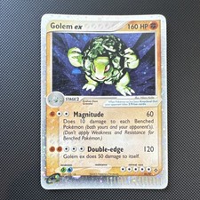 Pokémon Golem ex 91/97 EX Dragon 2003 Stage 2 160 HP Ultra Rare Holo English